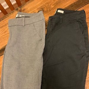Target “A New Day” black & grey dress pants duo